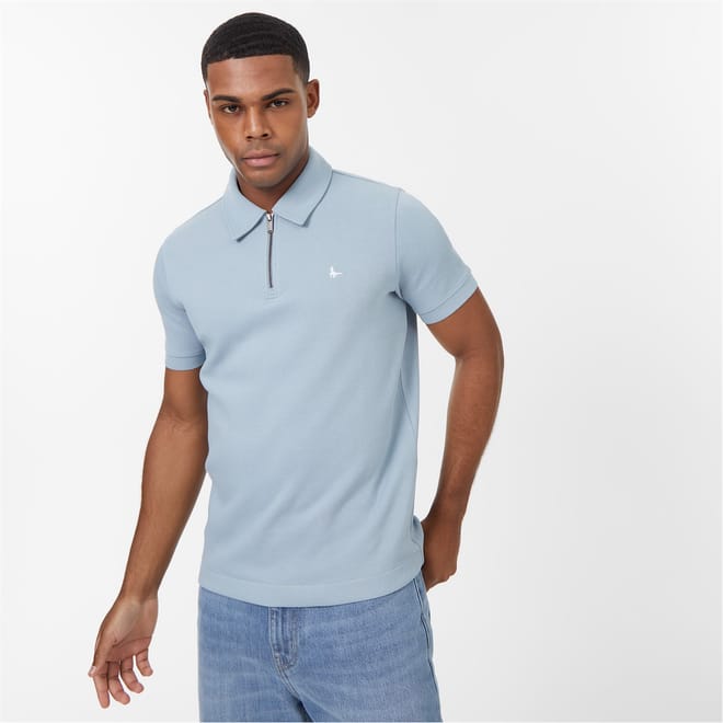 Zip Polo T-Shirt