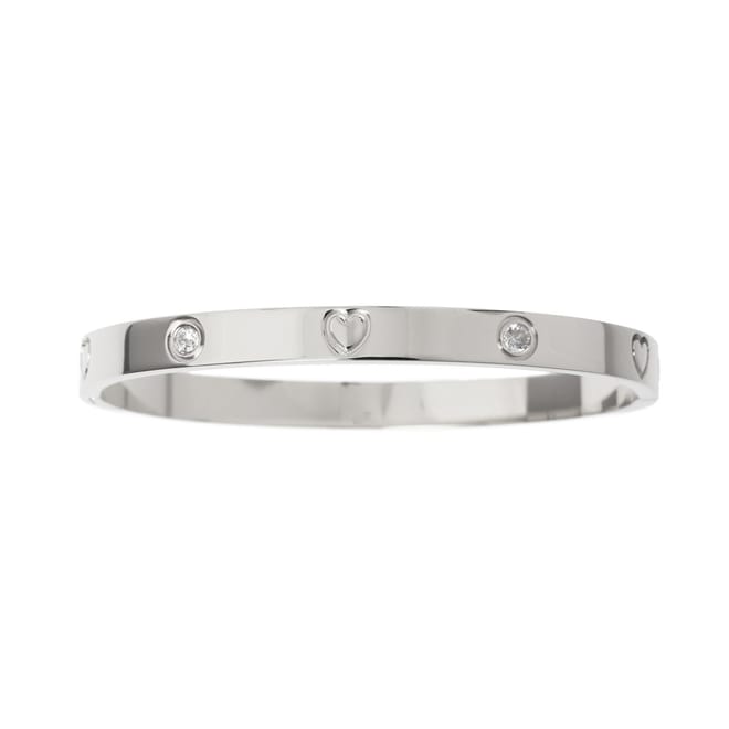 Motif Stainless Steel Bangle