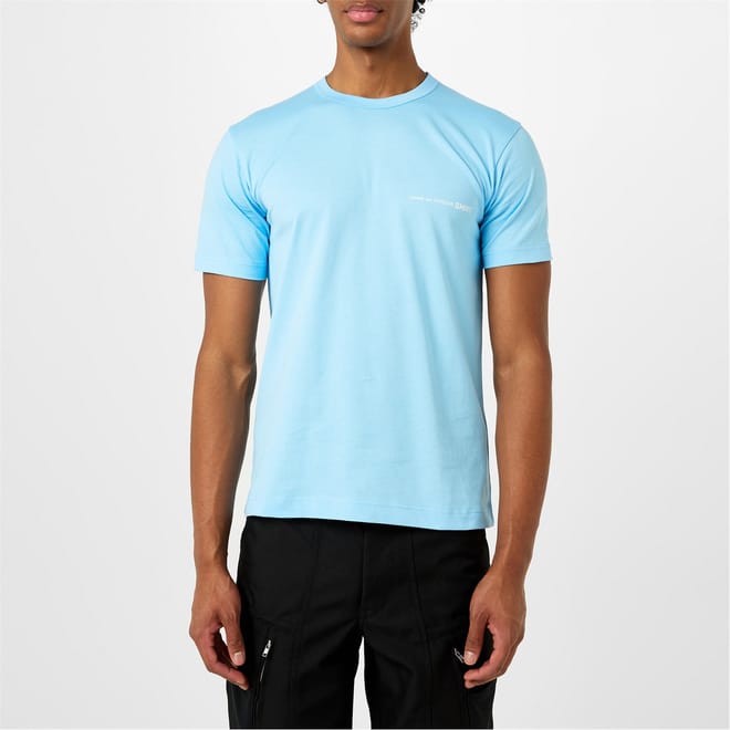 Logo Print Regular Fit Crew Neck T-Shirt