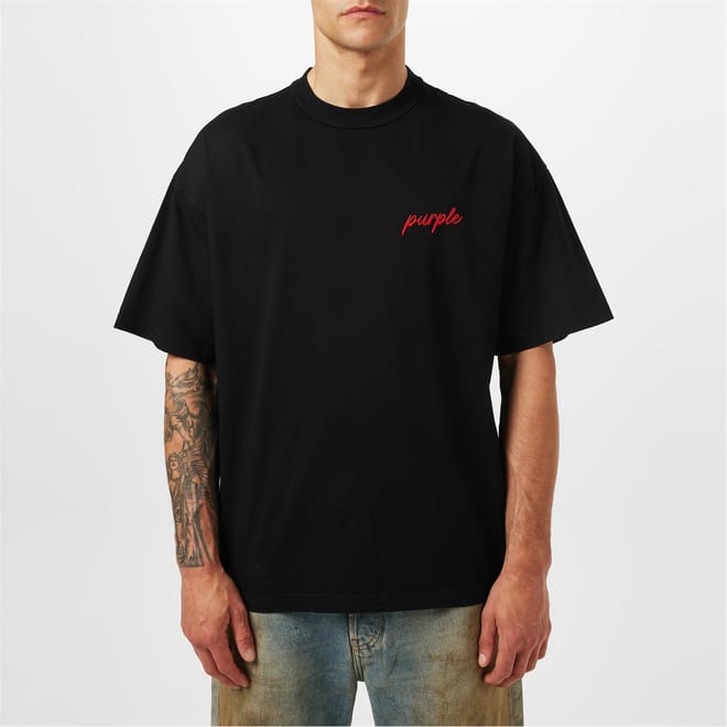 Oversize Fit Short Sleeve Crew Neck T-Shirt