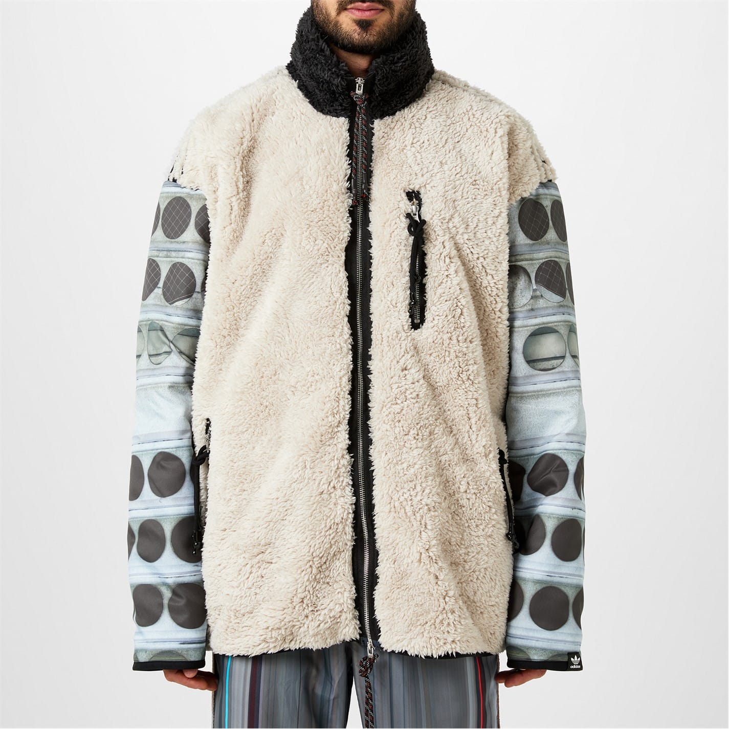 Black Adidas Originals x SFTM X Song For The Mute Fleece Jacket