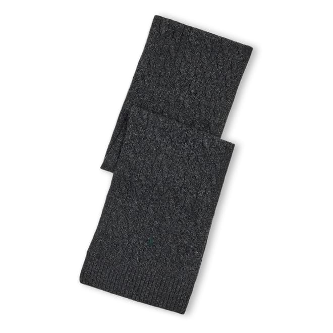 Knit Wool Blend Scarf
