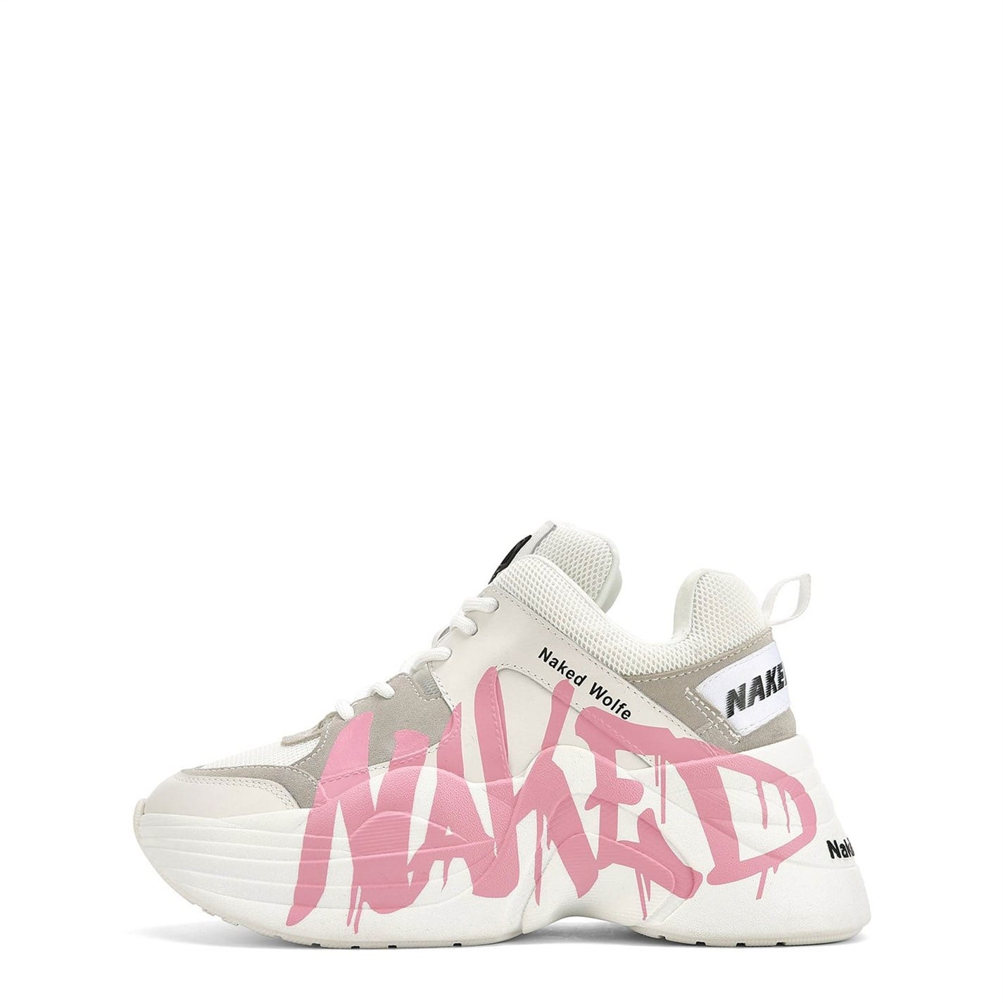 【NIKE】日本未入荷★naked wolfe★TRACK White NAKED WOLFE Track Chunky Sneakers | White | FARFETCH
