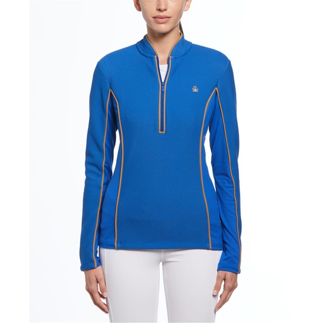 Mock Neck Long Sleeve Sweatshirt