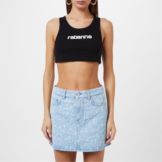 Paco Cropped Crew Neck Tank