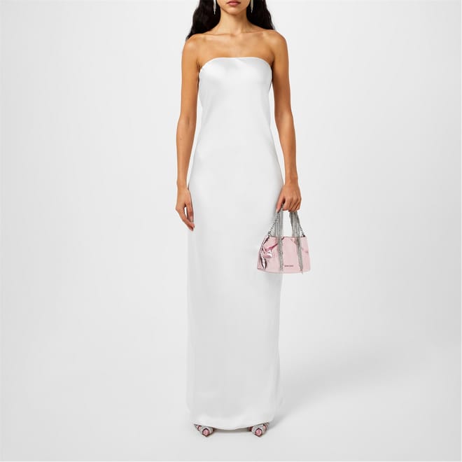 Bias Strapless Maxi Slip Dress