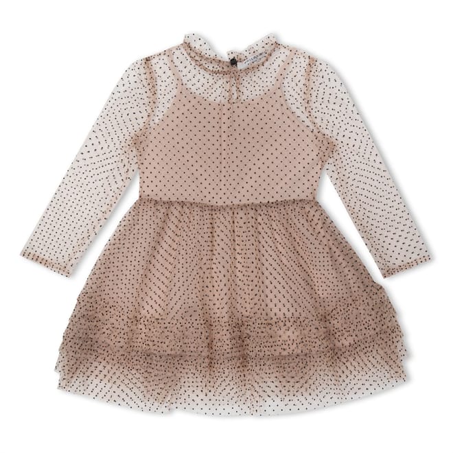 Philosophy High Neck Midi Tiered Dress