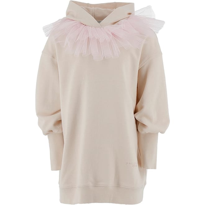 Philosophy Hooded Midi Sweatshirt Dress