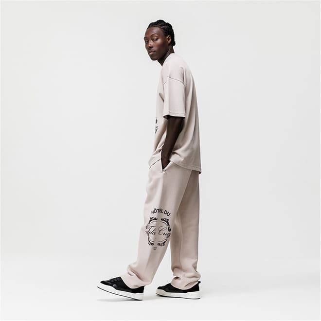 Mens Hotel Open Hem Sweat Pant