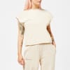 Organic Cotton Cropped Shoulder T-Shirt With Pprmint tm