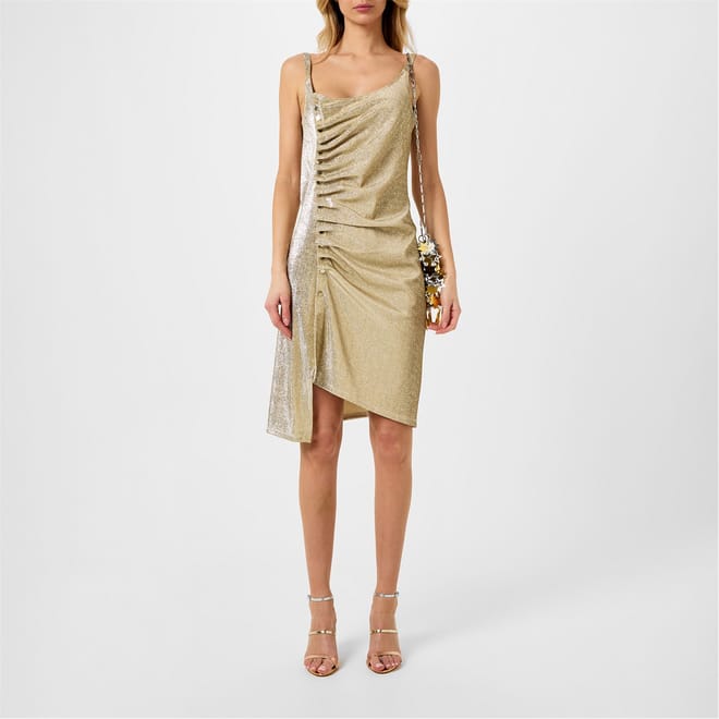 Paco Scoop Neck Mini Slip Dress