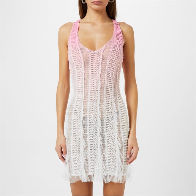 Angel Plunge Mini Dress