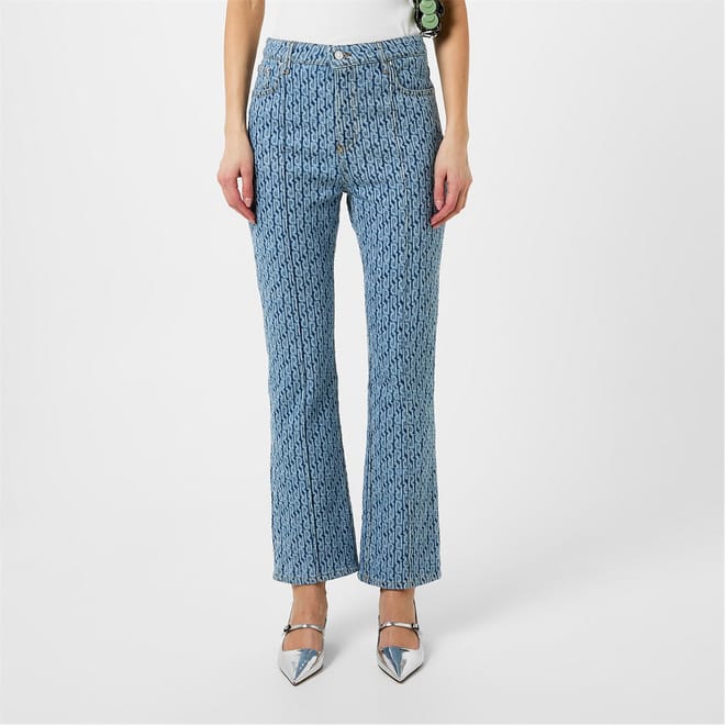 Monogram Denim Jeans