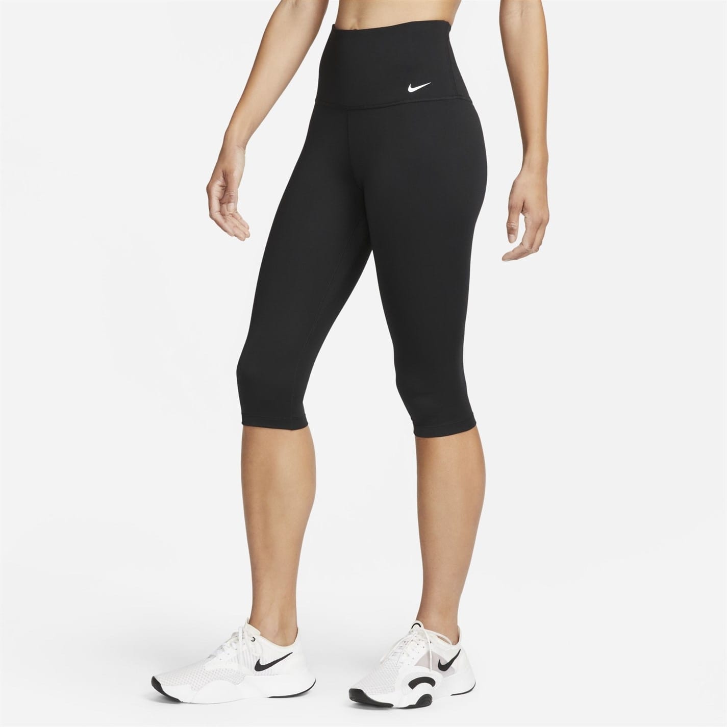 Black Nike Womens One High Waisted Capri Leggings Get The Label