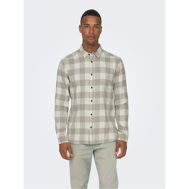 Long Sleeve Check Shirt Jacket