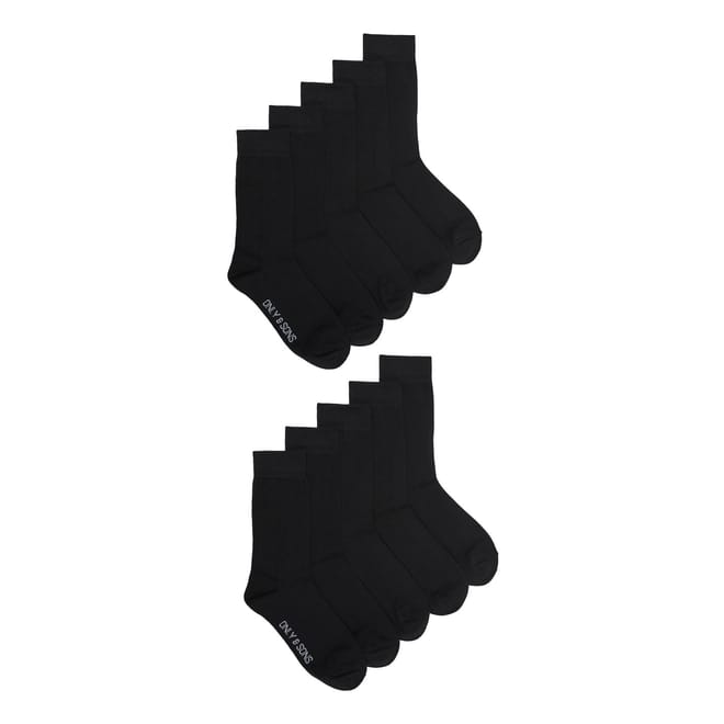10 Pack Basic Crew Socks