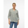 Bumpy Regular Fit V-Neck Long Sleeve Shirt