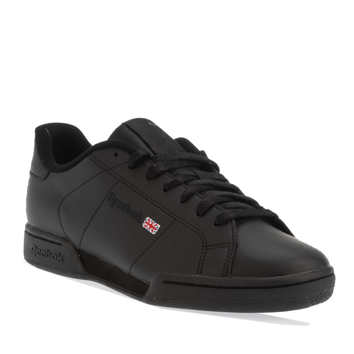 Black Reebok NPC II Syn Trainers Get The Label