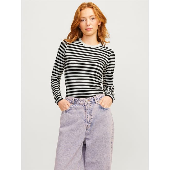 Celine Stripe Crew Neck T-Shirt