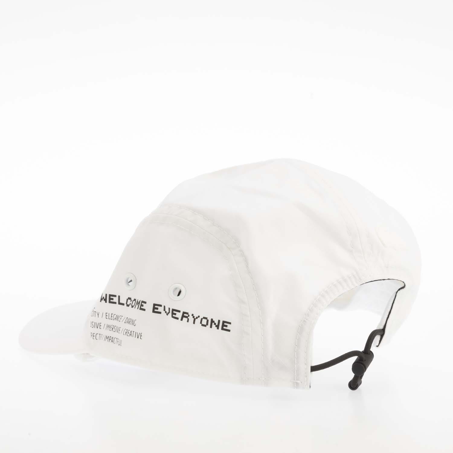White Lacoste Minecraft Nylon Cap - Get The Label