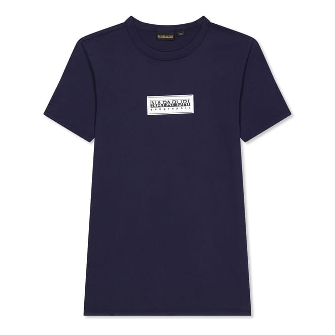 Chamois Geographic Print Crew Neck T-Shirt