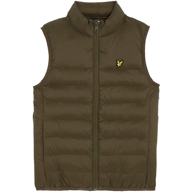 Wadded Mock Neck Vest