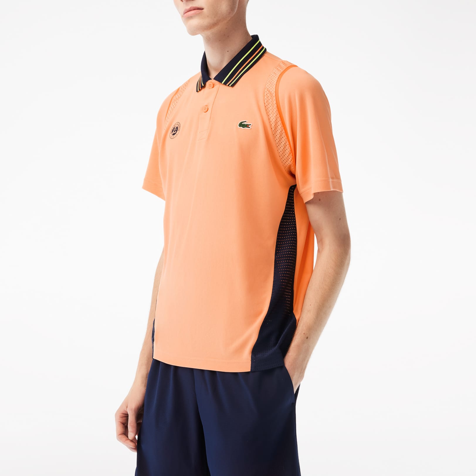 Orange Lacoste Roland Garros Edition Ultra Dry Polo Shirt Get The Label