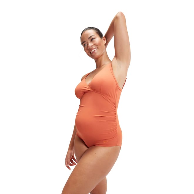 V-Neck Maternity U-Back Swimsuit
