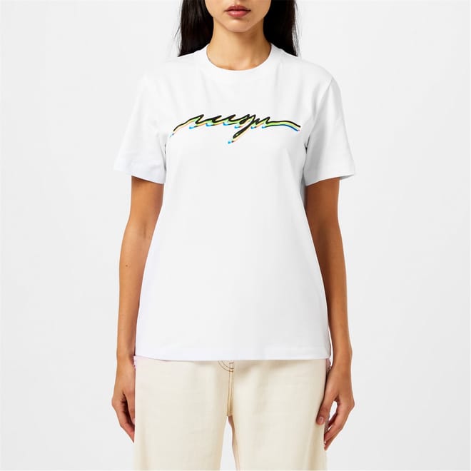 Regular Fit Crew Neck Logo T-Shirt