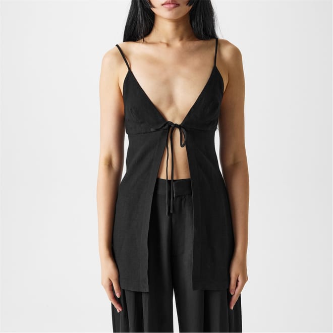 Tie Front Top