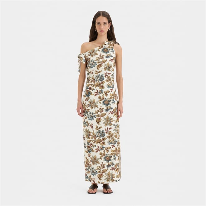 Eleanora Tie Shoulder Dress