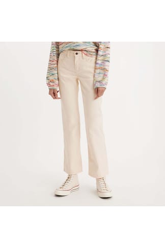 Cream Levis Middy Bootcut Jeans Get The Label