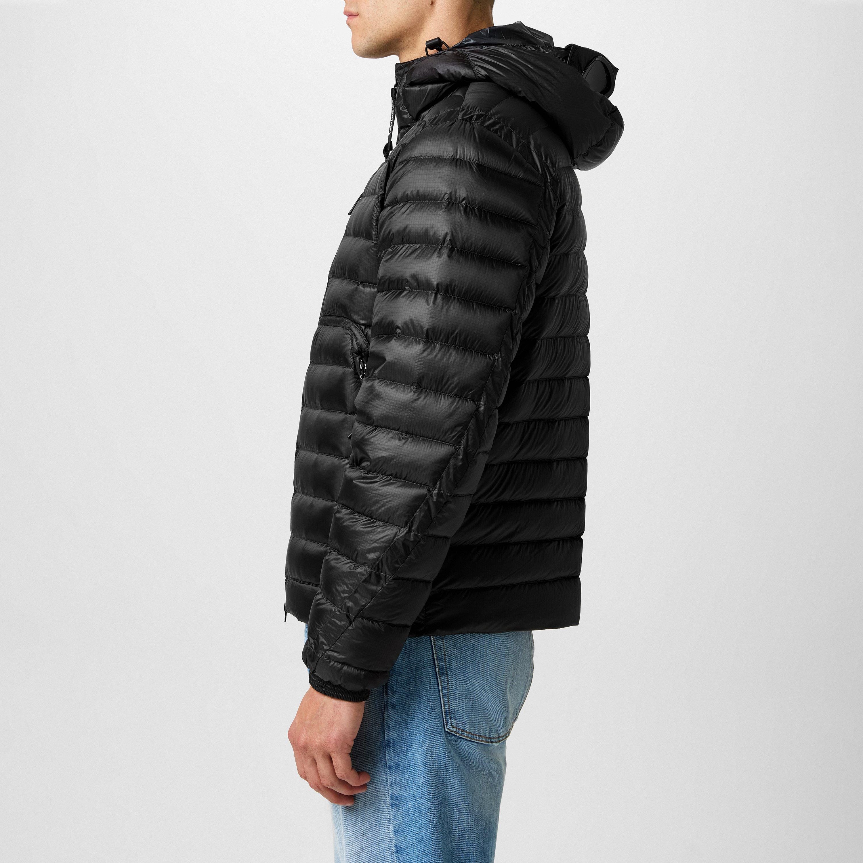 BACKDROP DIA JACKET cp Black C.P. Company D.D. Shell Goggle Down Jacket - Get The Label
