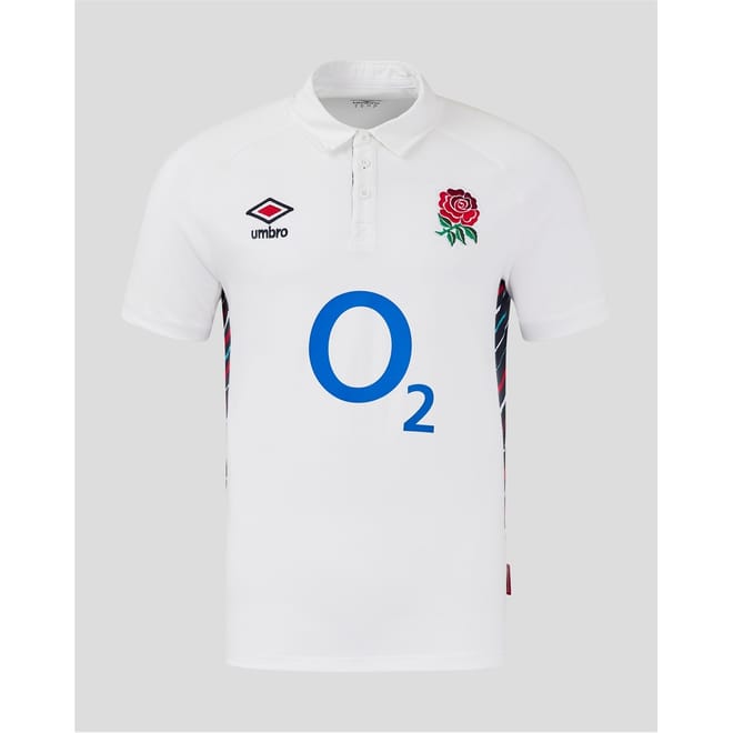 England Rugby Collar Home Shirt 2024 Adults