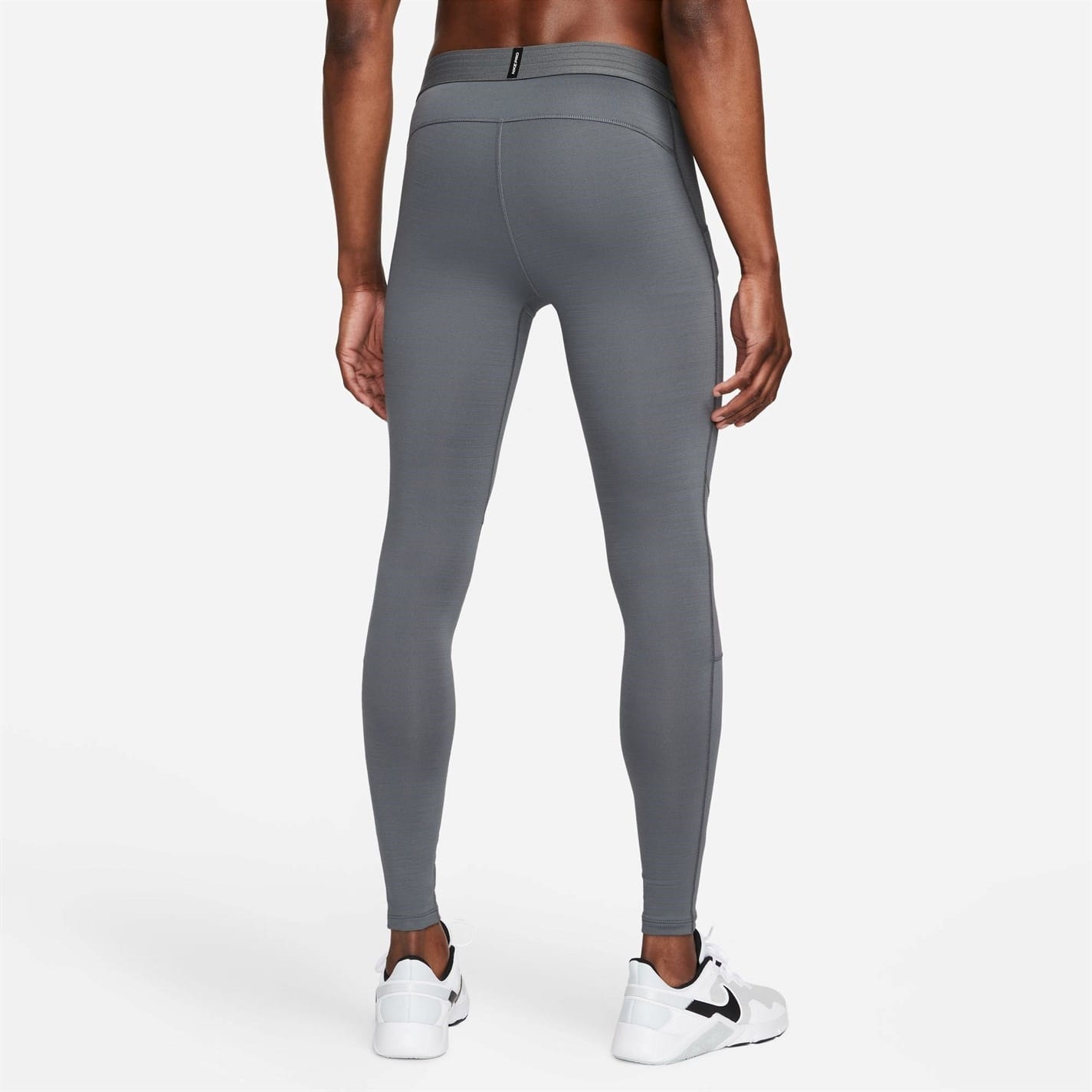 Grey Nike Mens Pro Warm Tights Get The Label