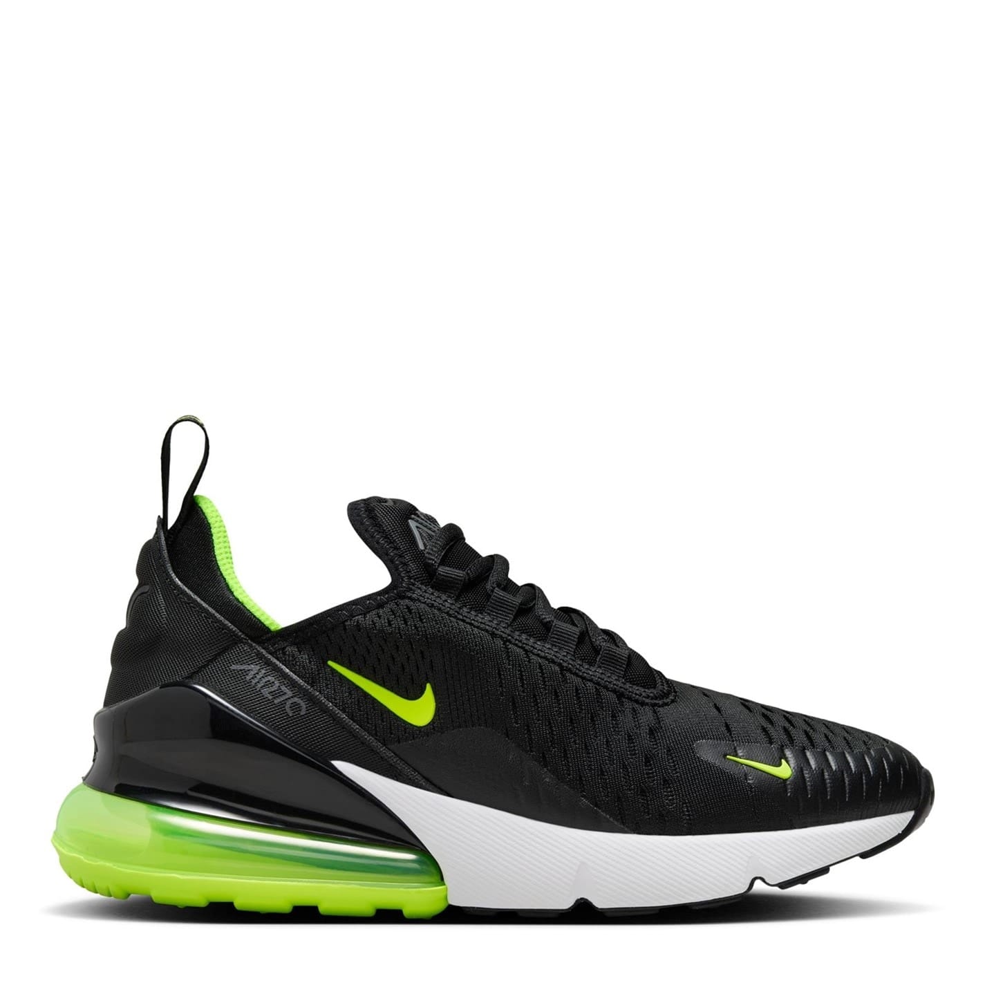 Black Nike Air Max 270 React Junior Trainers Get The Label