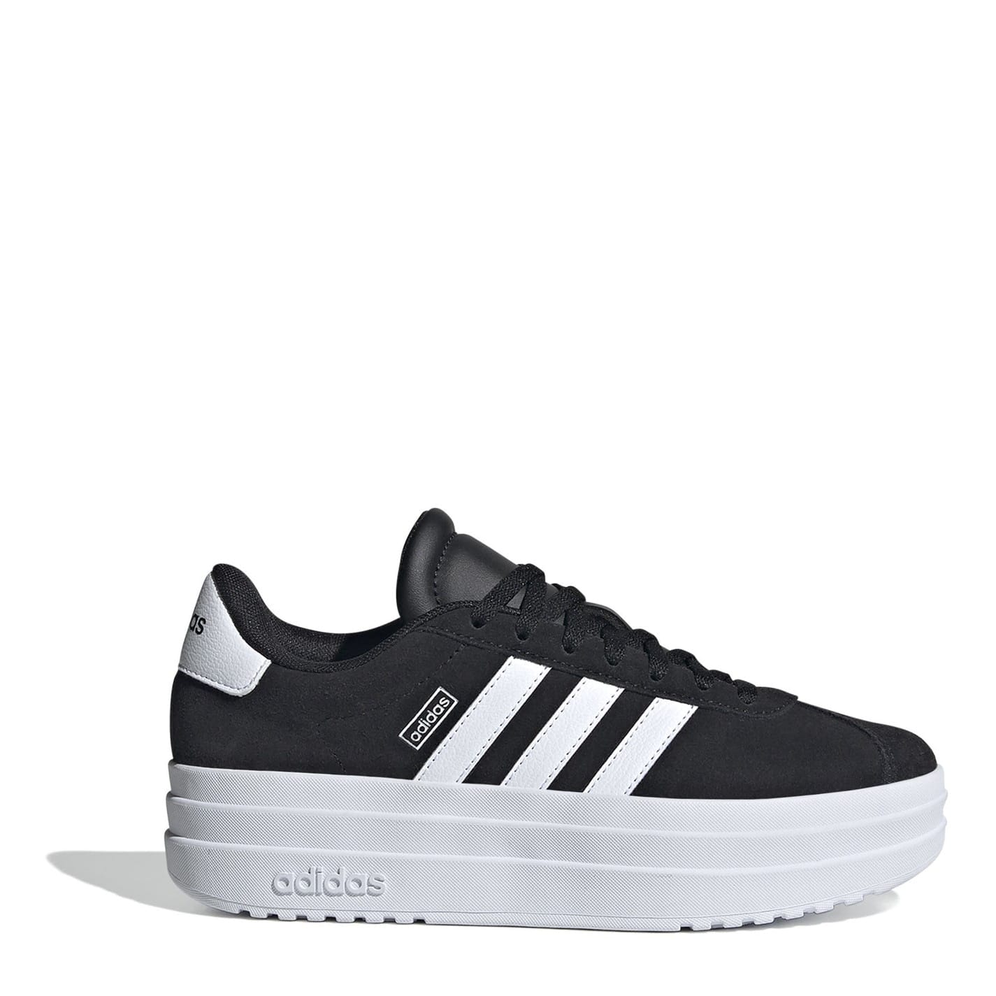 Black adidas Vl Court Bold J Low Top Trainers Girls Get The Label