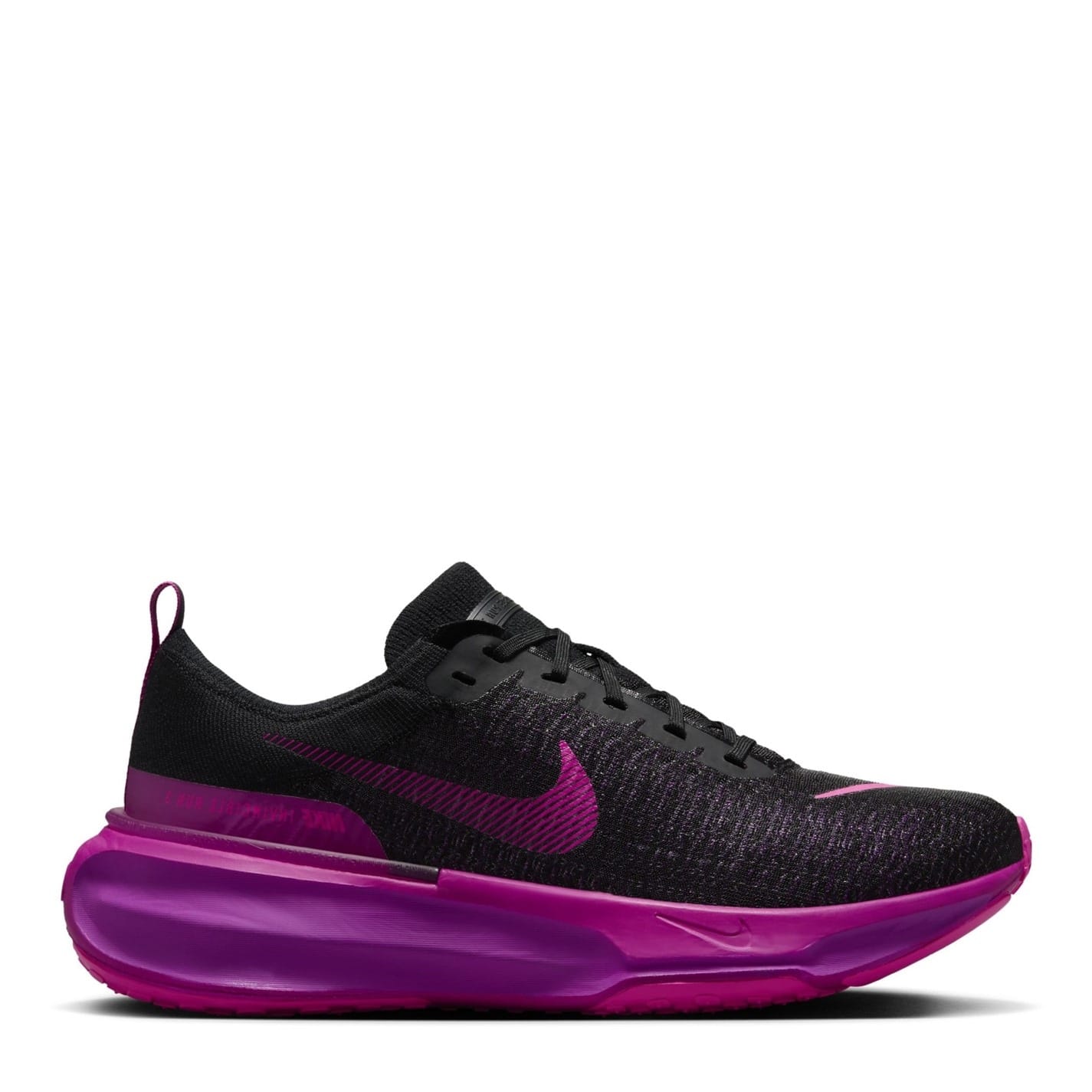 Purple Nike Mens Zoomx Invincible 3 Flyknit Running Shoes Get The Label