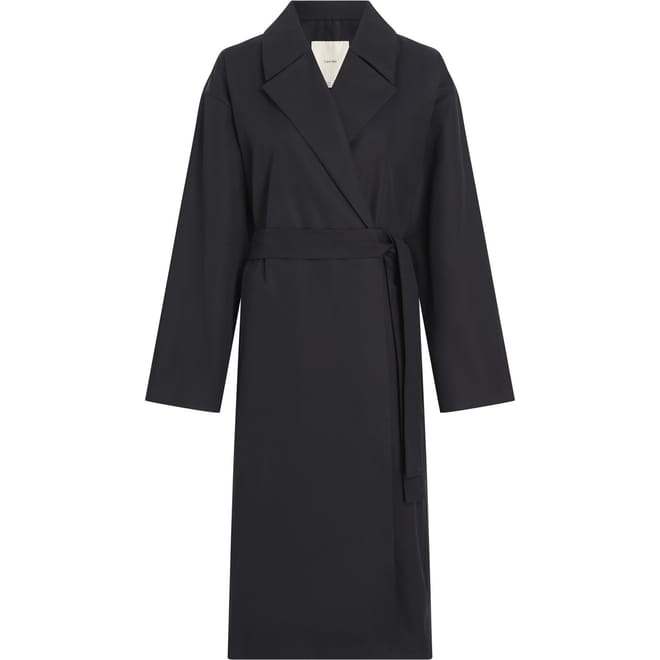 Cotton Relaxed Fit Trench Coat