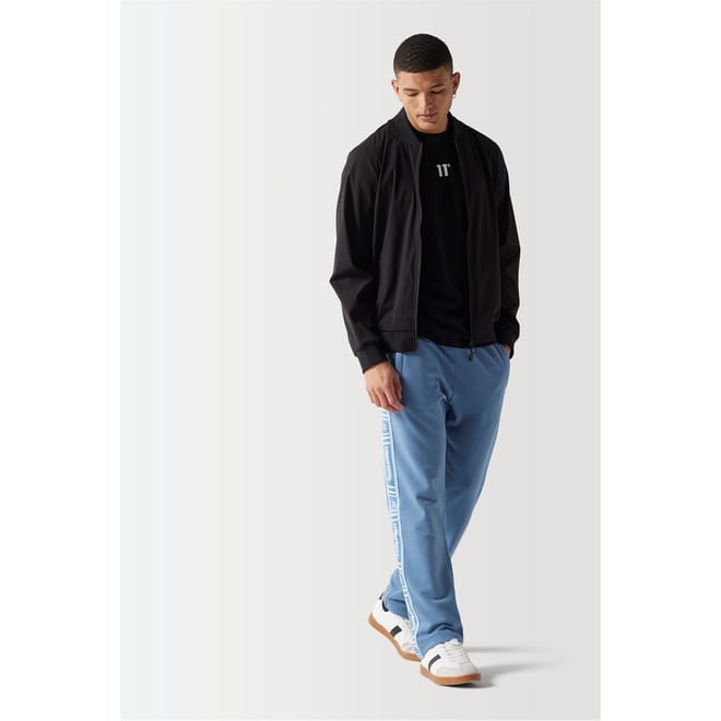 Retro Taped Slim Fit Joggers   Elemental Blue