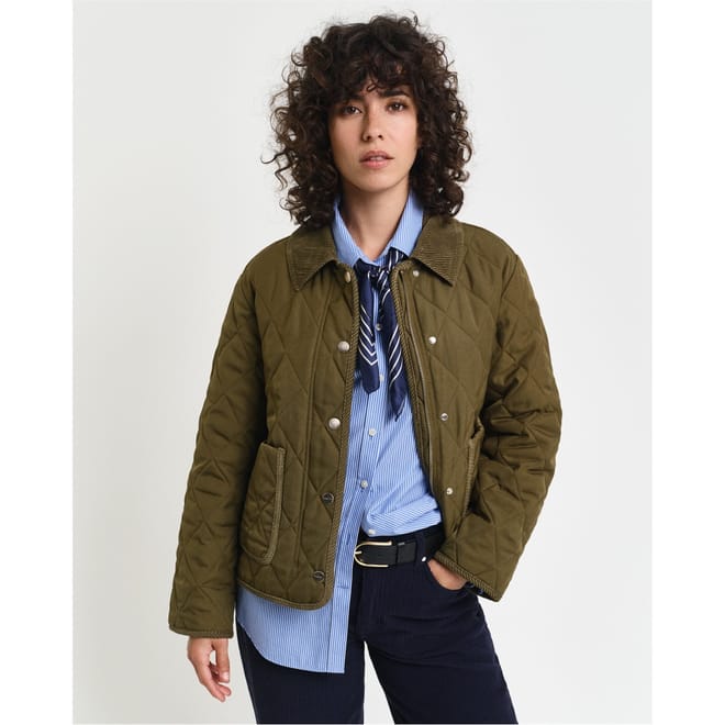 Cord Detailed Relaxed Fit Short Jacket