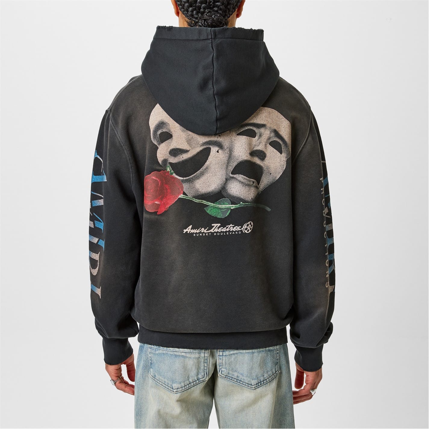 Amiri jeans hoodie sale