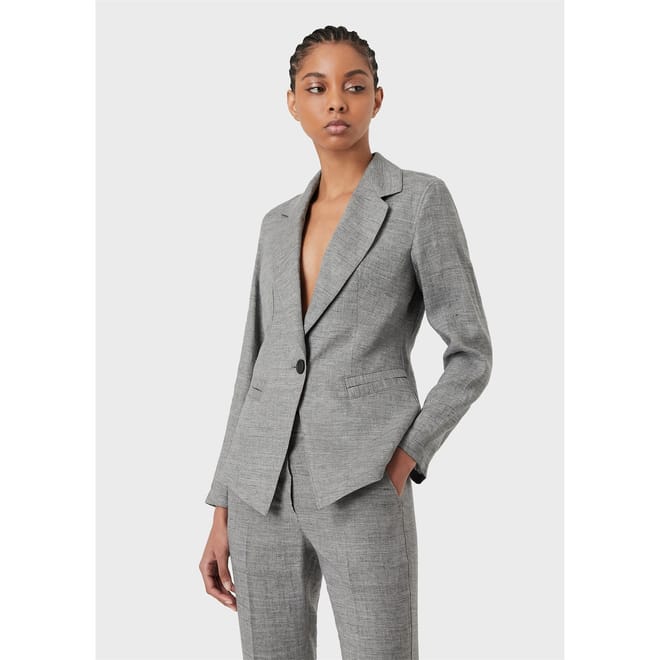 Linen Regular Fit Blazer