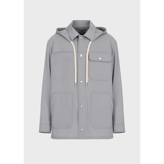Long Sleeve Regular Fit Cargo Jacket
