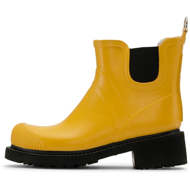 Low Heel Block Rain Boots