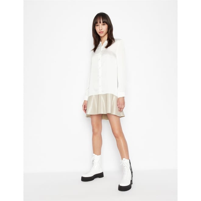 Regular Fit Long Sleeve Shirt Dress