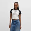 Cropped Crew Neck Relaxed Fit T-Shirt