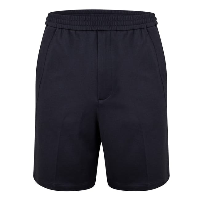 Denim Bermuda Shorts with Elasticated Waistband