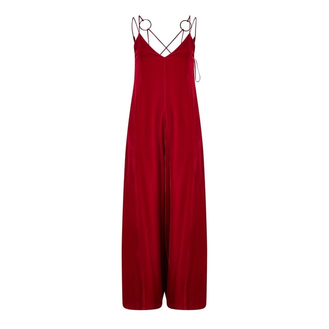 V-Neck Sleeveless Overall Jumpsuit
