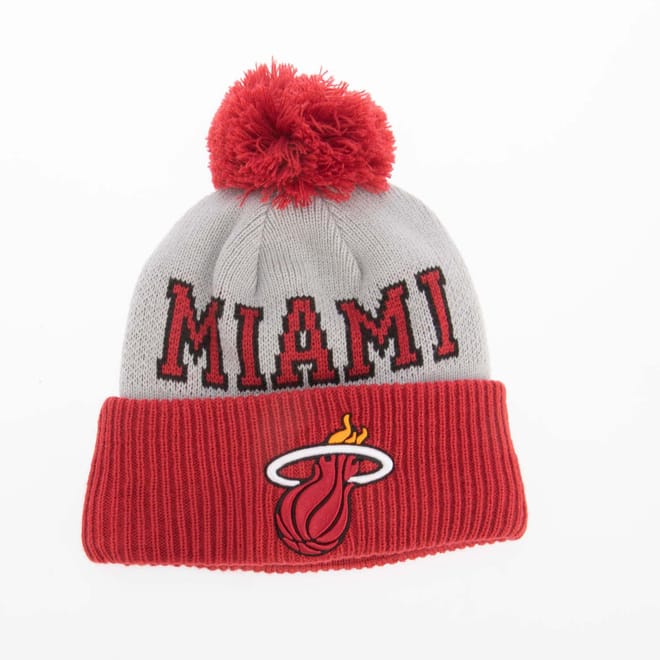 Miami Heat NBA Tip Off 2023 Bobble Knit Hat
